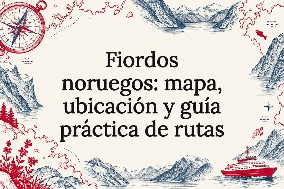 Fiordos noruegos: mapa, ubicación y guía práctica de rutas