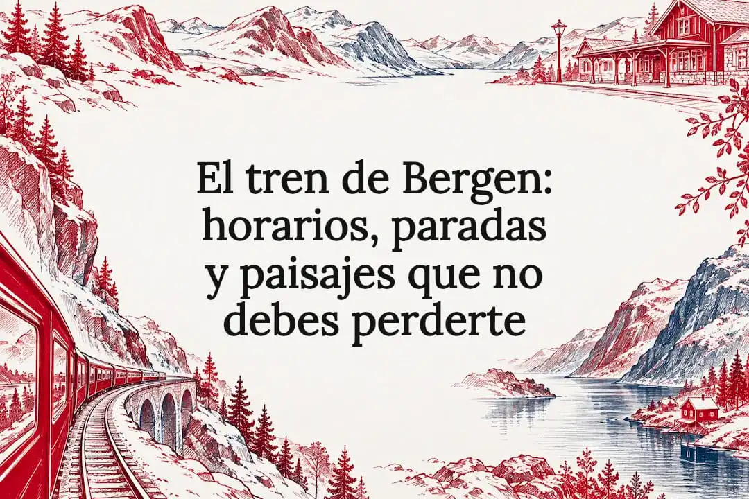 El tren de Bergen: horarios, paradas y paisajes que no debes perderte