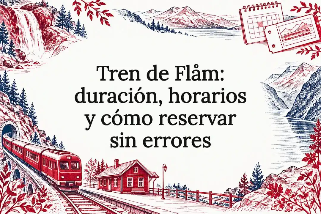 Tren de Flåm: duración, horarios y cómo reservar sin errores